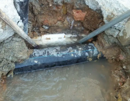 疏附测漏水之水管漏水